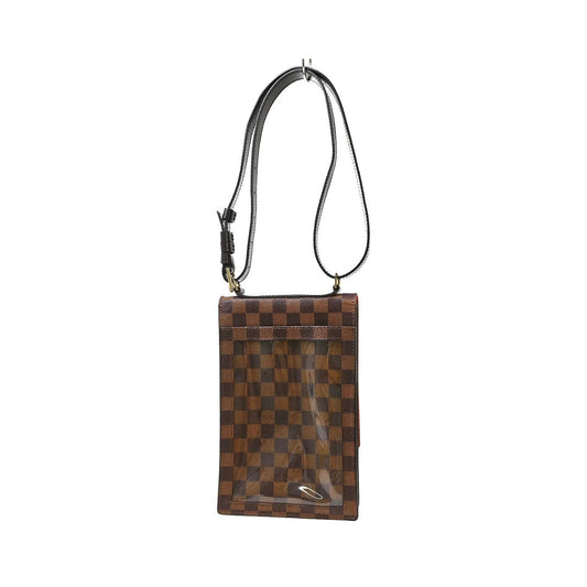 Louis Vuitton Portobello Messenger Damier, Brown, Canvas, Shoulder Bag