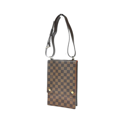 Louis Vuitton Portobello Messenger Damier, Brown, Canvas, Crossbody Bag