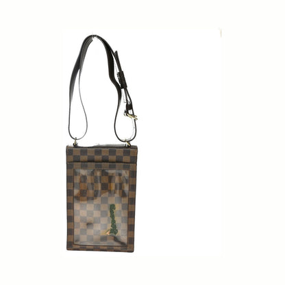 Louis Vuitton Portobello Messenger Damier, Brown, Canvas, Crossbody Bag