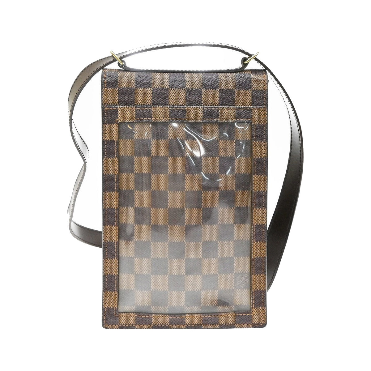 Louis Vuitton Portobello Messenger Damier, Brown, Canvas, Crossbody Bag