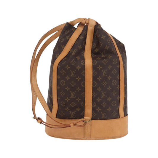Louis Vuitton Randonnee Monogram Canvas, Brown, Canvas, Backpack