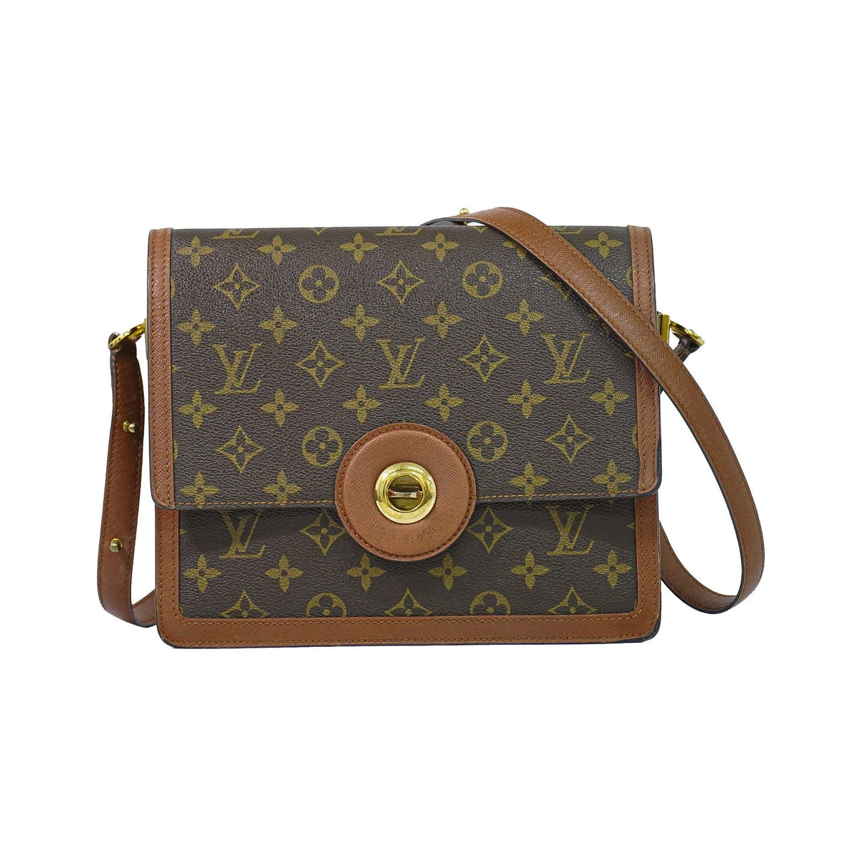 Louis Vuitton Raspail Monogram Canvas, Brown, Canvas, Handbag