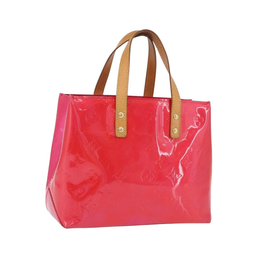 Louis Vuitton Reade Monogram Vernis, Pink, Patent Leather, Handbag