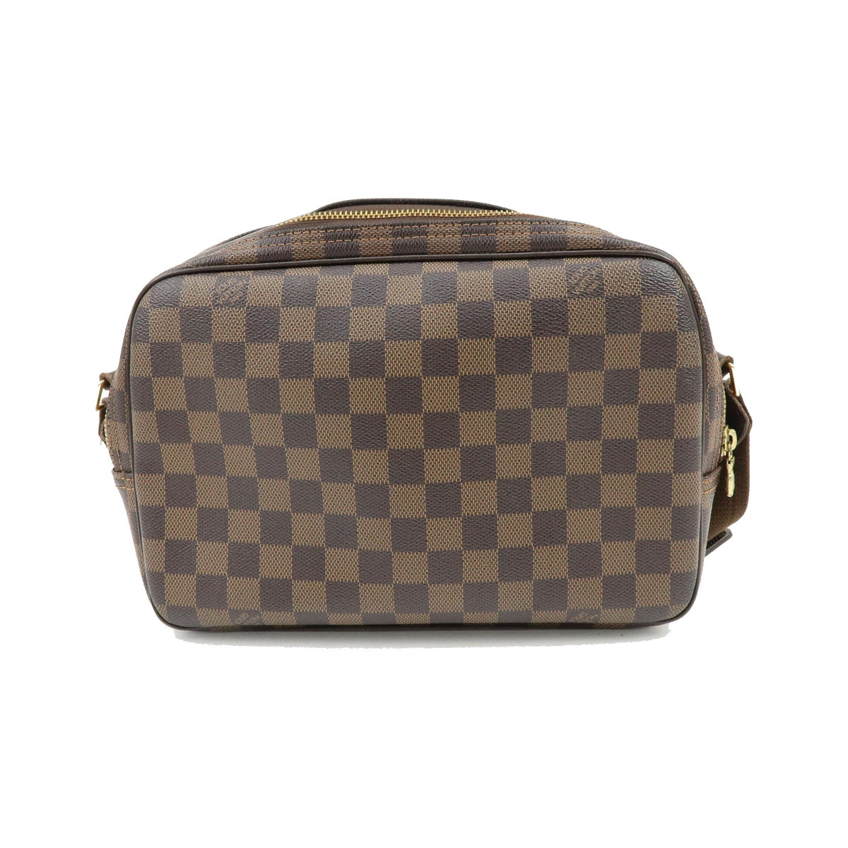 Louis Vuitton Reporter Damier, Brown, Canvas, Shoulder Bag