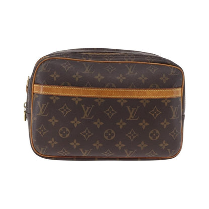 Louis Vuitton Reporter Monogram, Brown, Canvas, Shoulder Bag