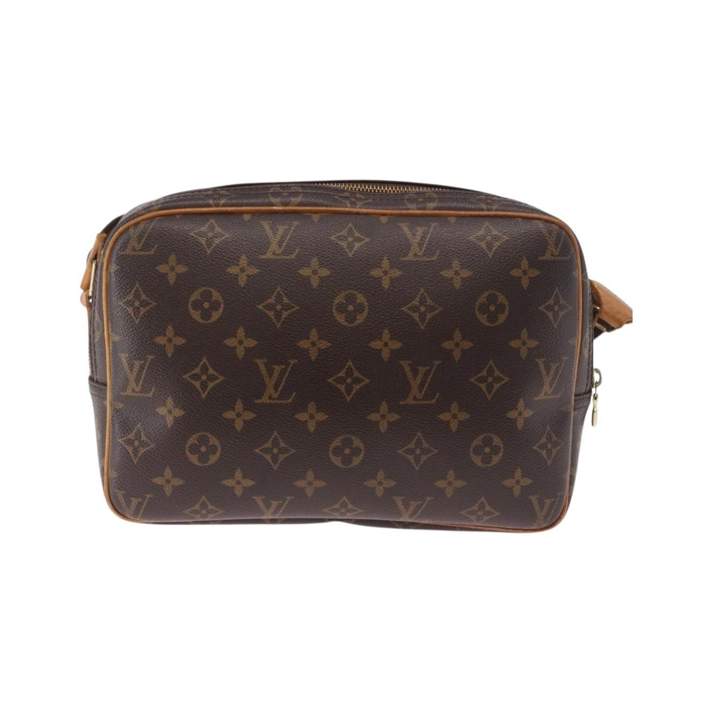 Louis Vuitton Reporter Monogram, Brown, Canvas, Shoulder Bag