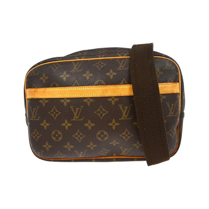 Louis Vuitton Reporter Monogram, Brown, Canvas, Shoulder Bag