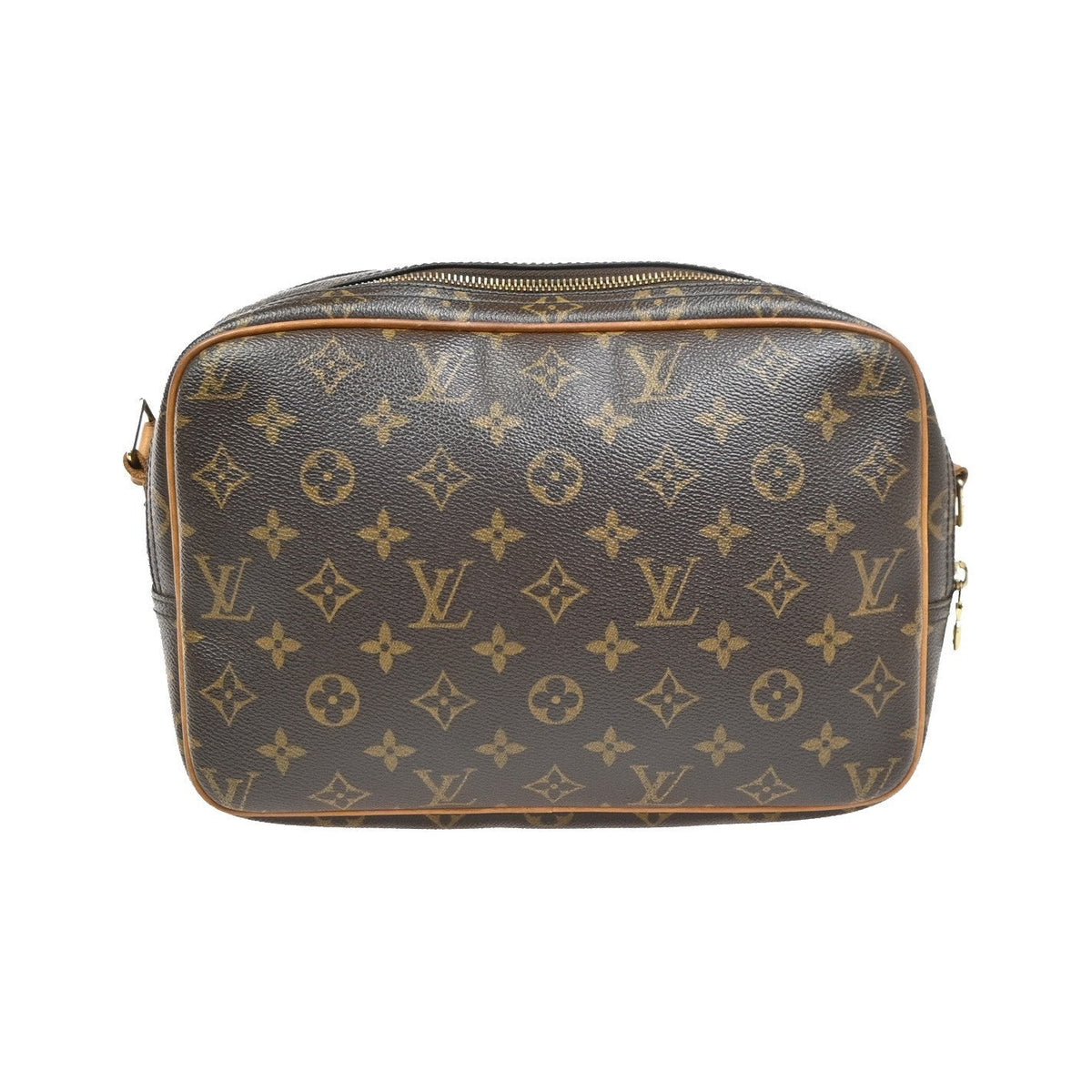 Louis Vuitton Reporter Monogram, Brown, Canvas, Shoulder Bag