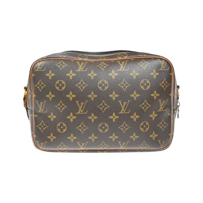 Louis Vuitton Reporter Monogram Canvas, Brown, Canvas, Shoulder Bag
