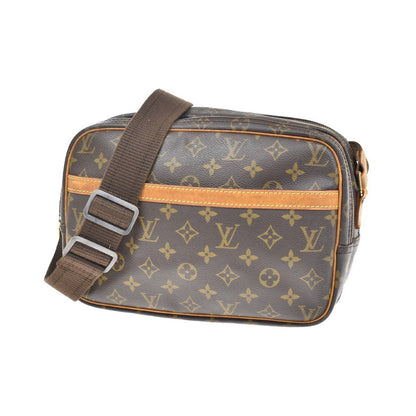 Louis Vuitton Reporter Monogram Canvas, Brown, Canvas, Shoulder Bag