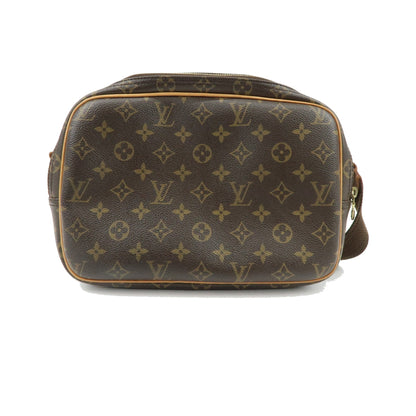 Louis Vuitton Reporter Monogram Canvas, Brown, Canvas, Shoulder Bag