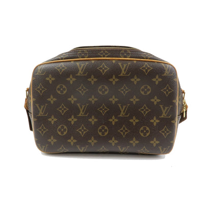 Louis Vuitton Reporter Monogram Canvas, Brown, Canvas, Shoulder Bag