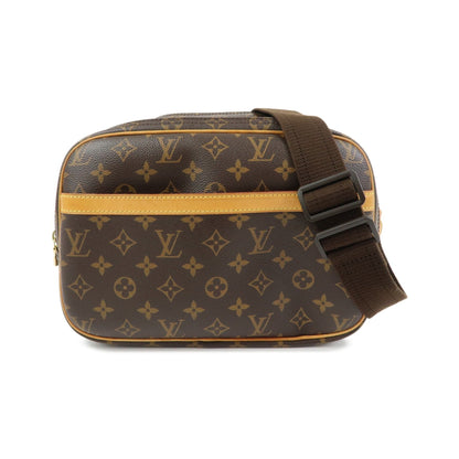 Louis Vuitton Reporter Monogram Canvas, Brown, Canvas, Shoulder Bag