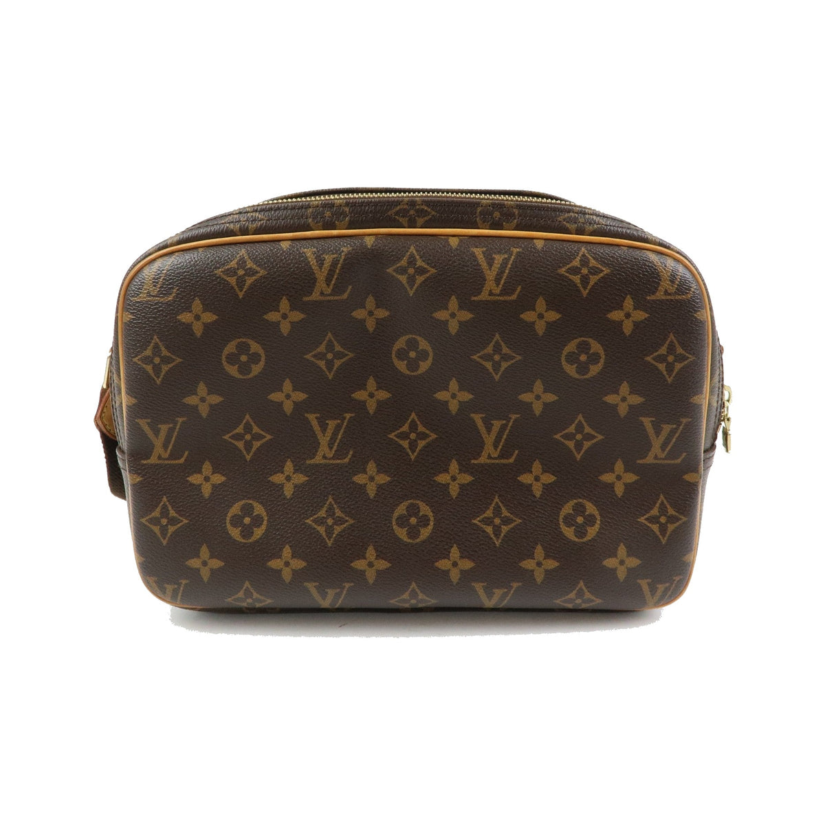 Louis Vuitton Reporter Monogram Canvas, Brown, Canvas, Shoulder Bag