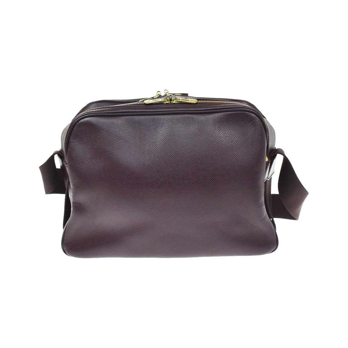 Louis Vuitton Reporter Taiga Leather, Purple, Leather, Shoulder Bag