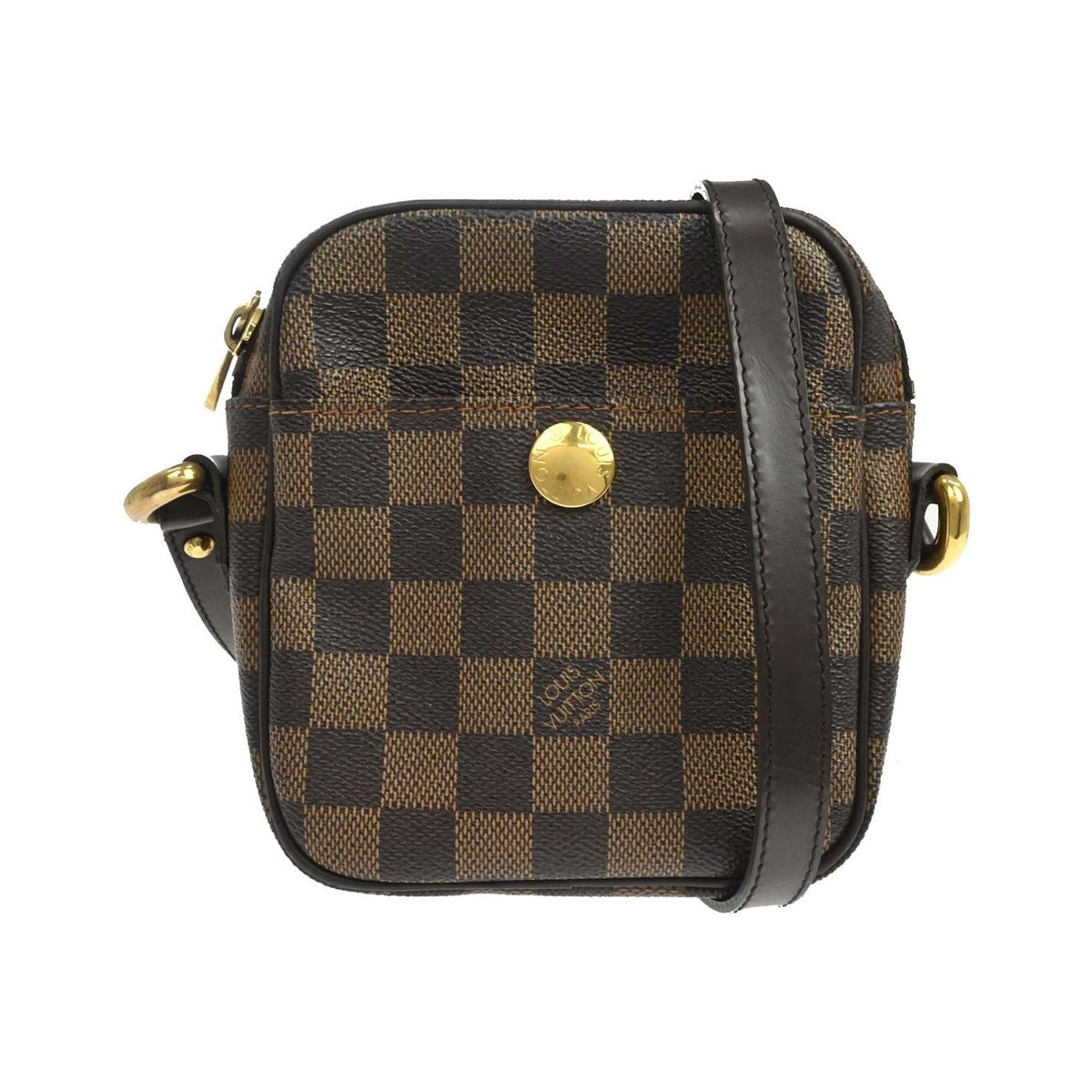 Louis Vuitton Rift Damier, Brown, Canvas, Handbag
