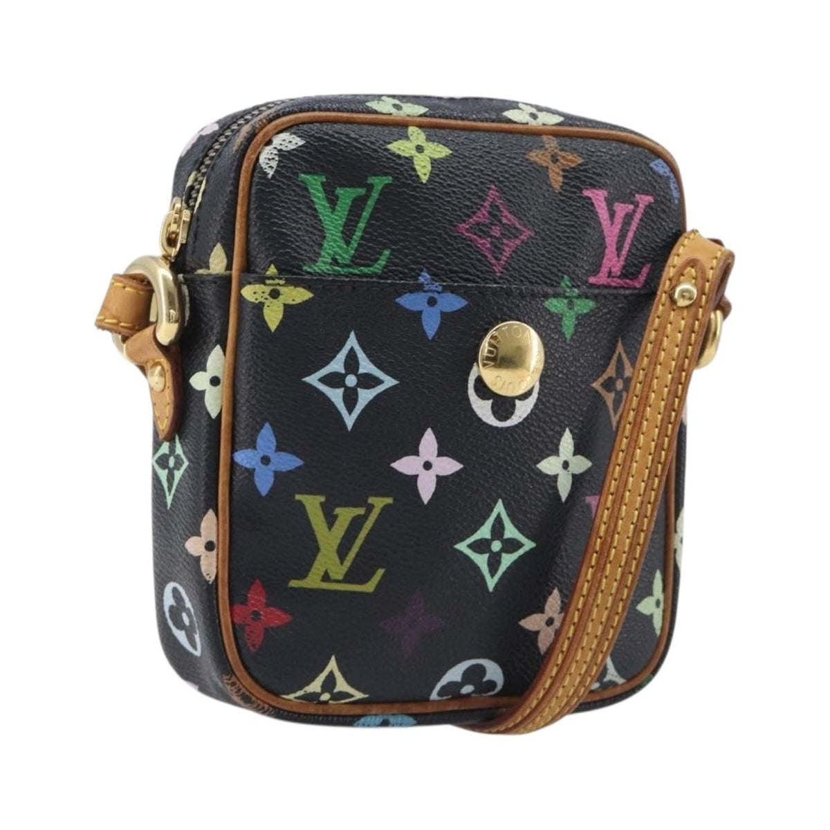 Louis Vuitton Rift Monogram Multicolor, Black, Canvas, Shoulder Bag