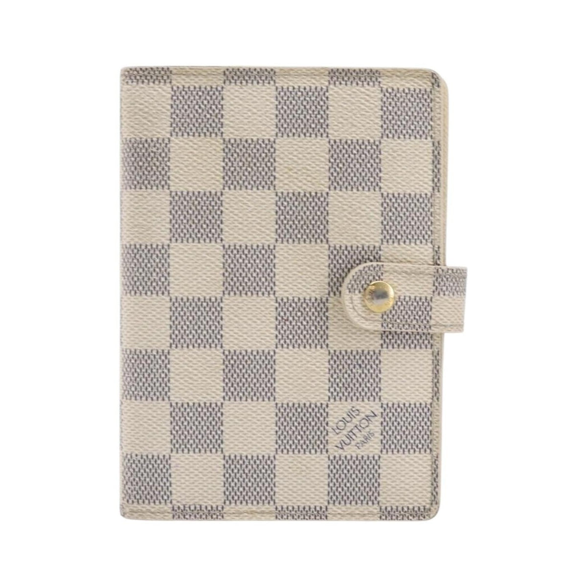 Louis Vuitton Ring Agenda Cover Damier, Beige, Canvas, Briefcase
