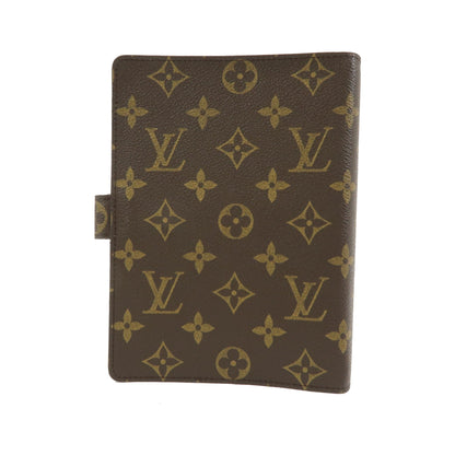 Louis Vuitton Ring Agenda Cover Monogram Canvas, Brown, Canvas, Briefcase