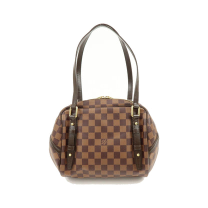 Louis Vuitton Rivington Satchel Damier, Brown, Canvas, Handbag