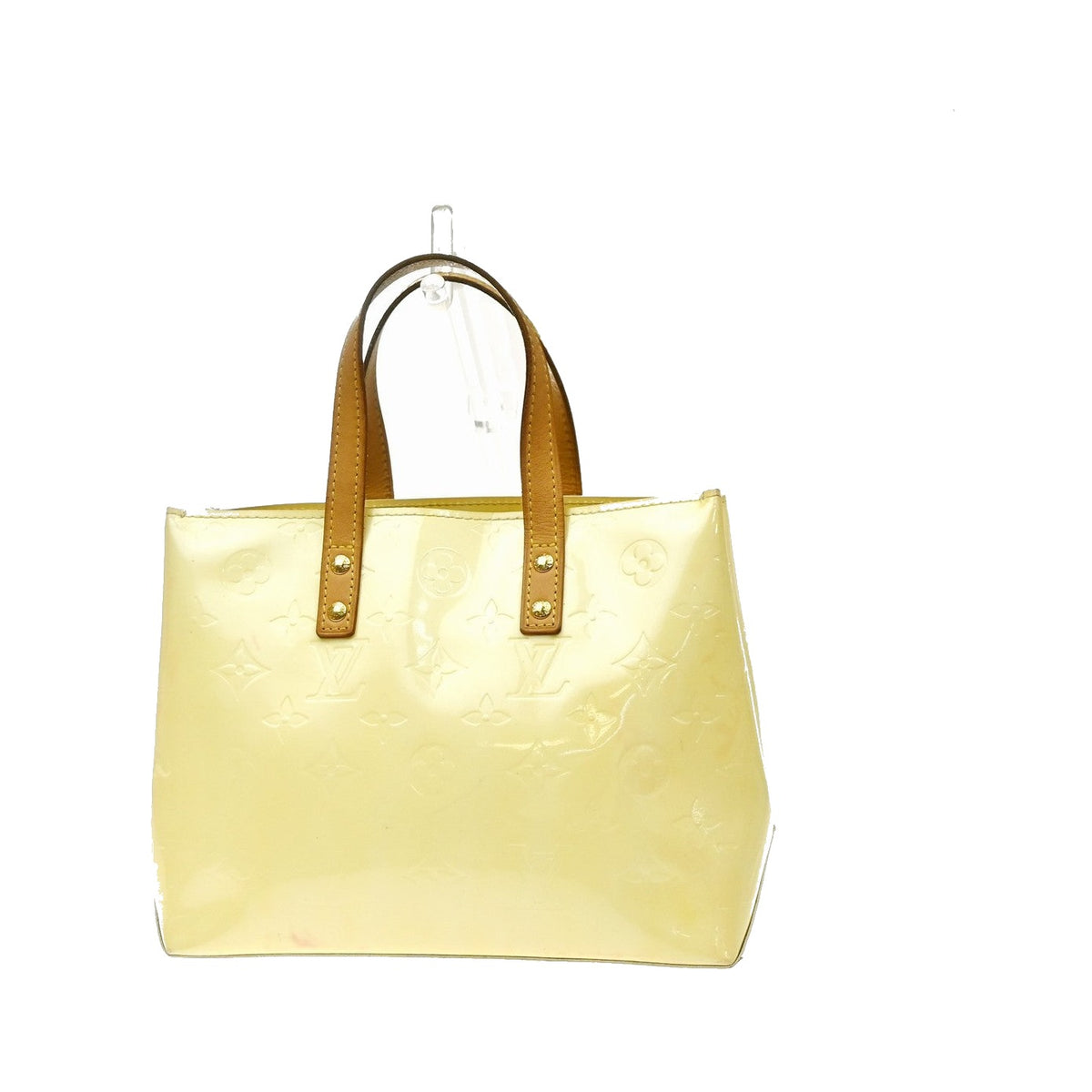 Louis Vuitton Robert Wilson Reade Vernis, Yellow, Patent Leather, Tote Bag