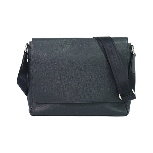 Louis Vuitton Roman Taiga Leather, Navy, Leather, Shoulder Bag