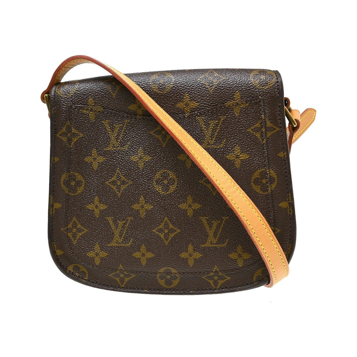 Louis Vuitton Saint Cloud Monogram Canvas, Brown, Canvas, Handbag