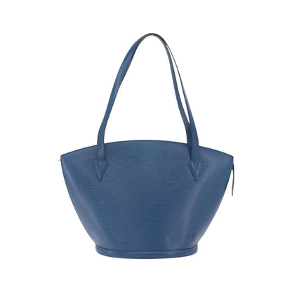 Louis Vuitton Saint Jacques Epi, Blue, Leather, Shoulder Bag