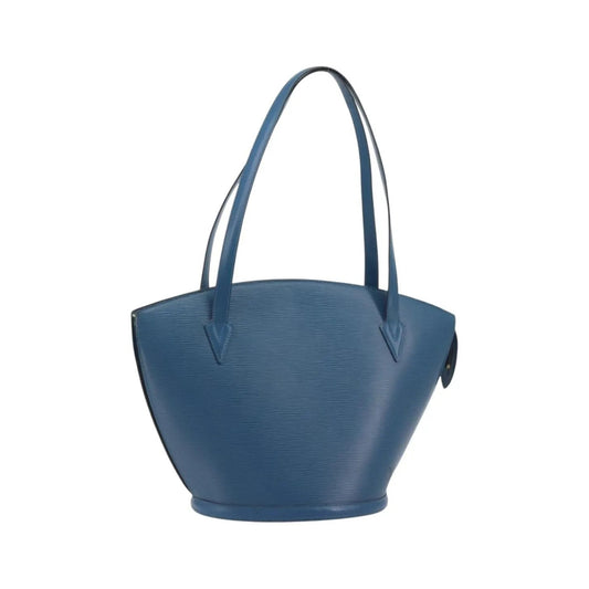 Louis Vuitton Saint Jacques Epi, Blue, Leather, Shoulder Bag