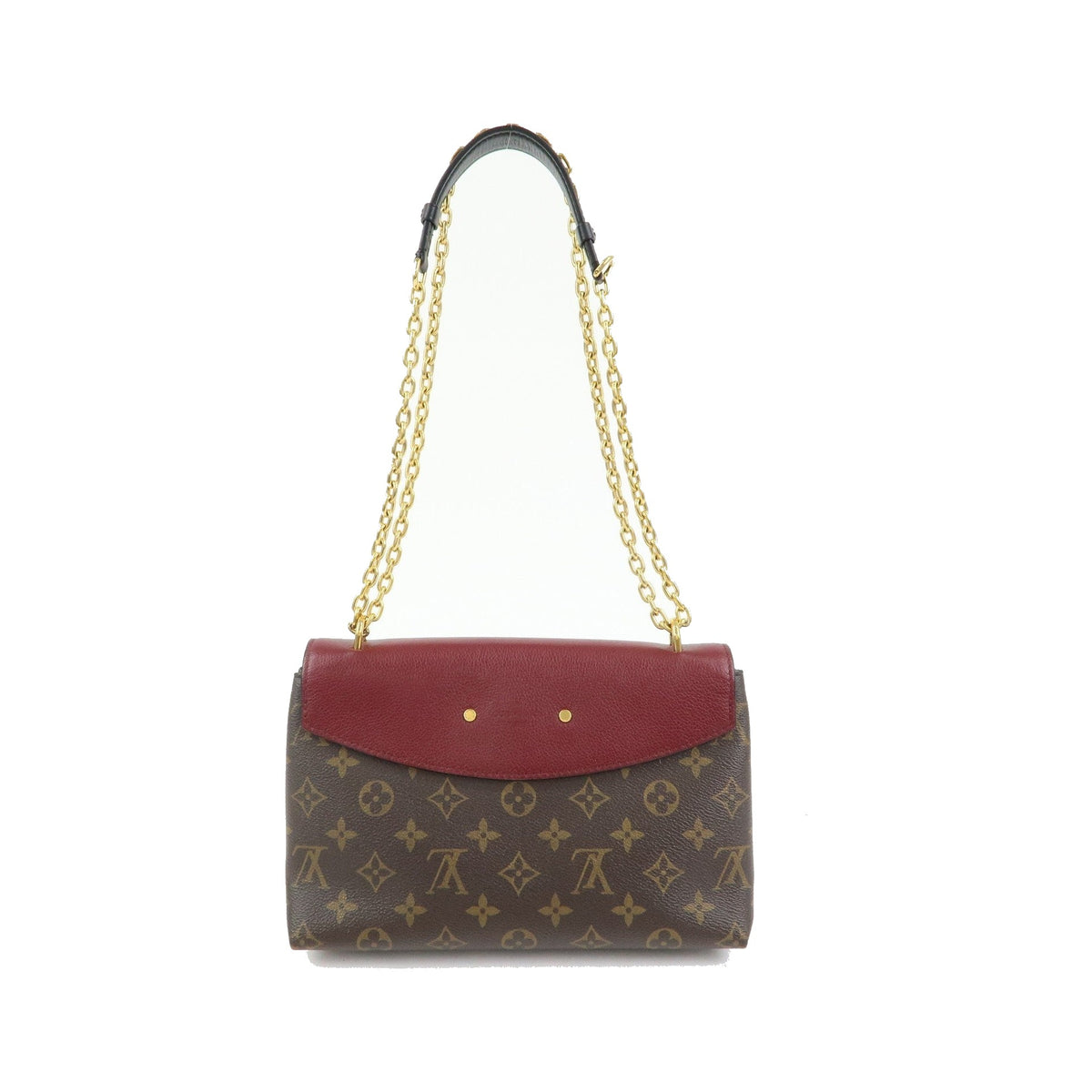 Louis Vuitton Saint Placide Monogram Canvas and Leather, Brown, Canvas, Handbag