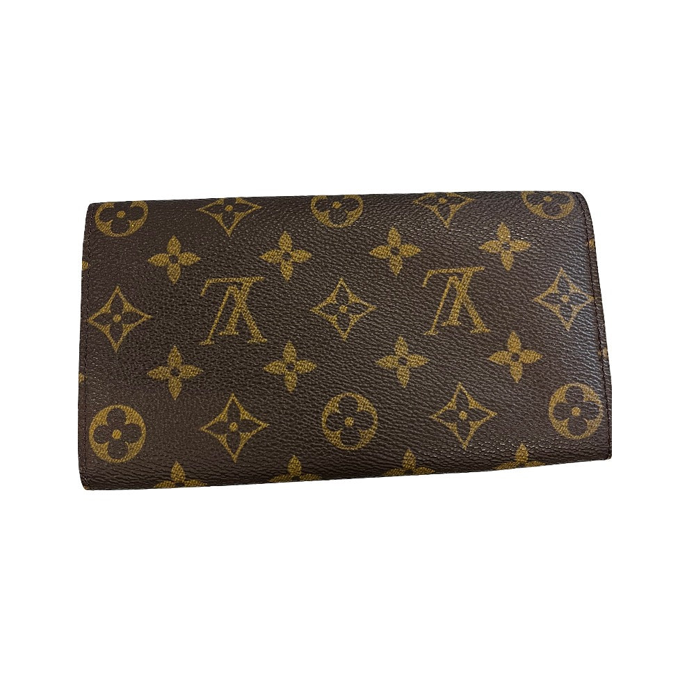 Louis Vuitton Sarah Monogram Canvas, Brown, Canvas, Clutch