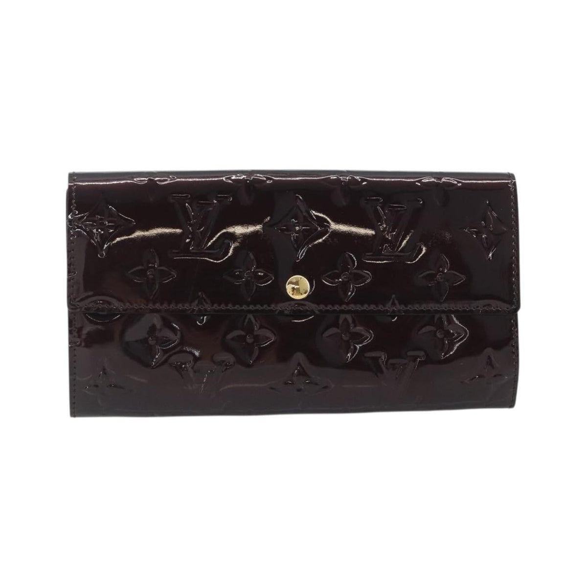 Louis Vuitton Sarah Monogram Vernis, Burgundy, Patent Leather, Clutch