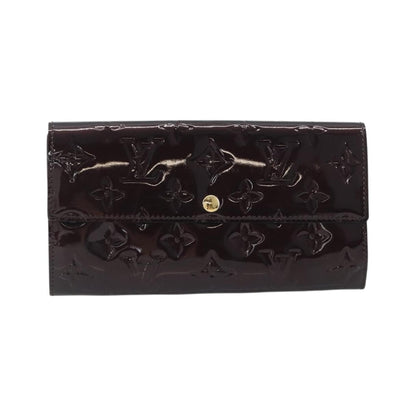 Louis Vuitton Sarah Monogram Vernis, Burgundy, Patent Leather, Clutch