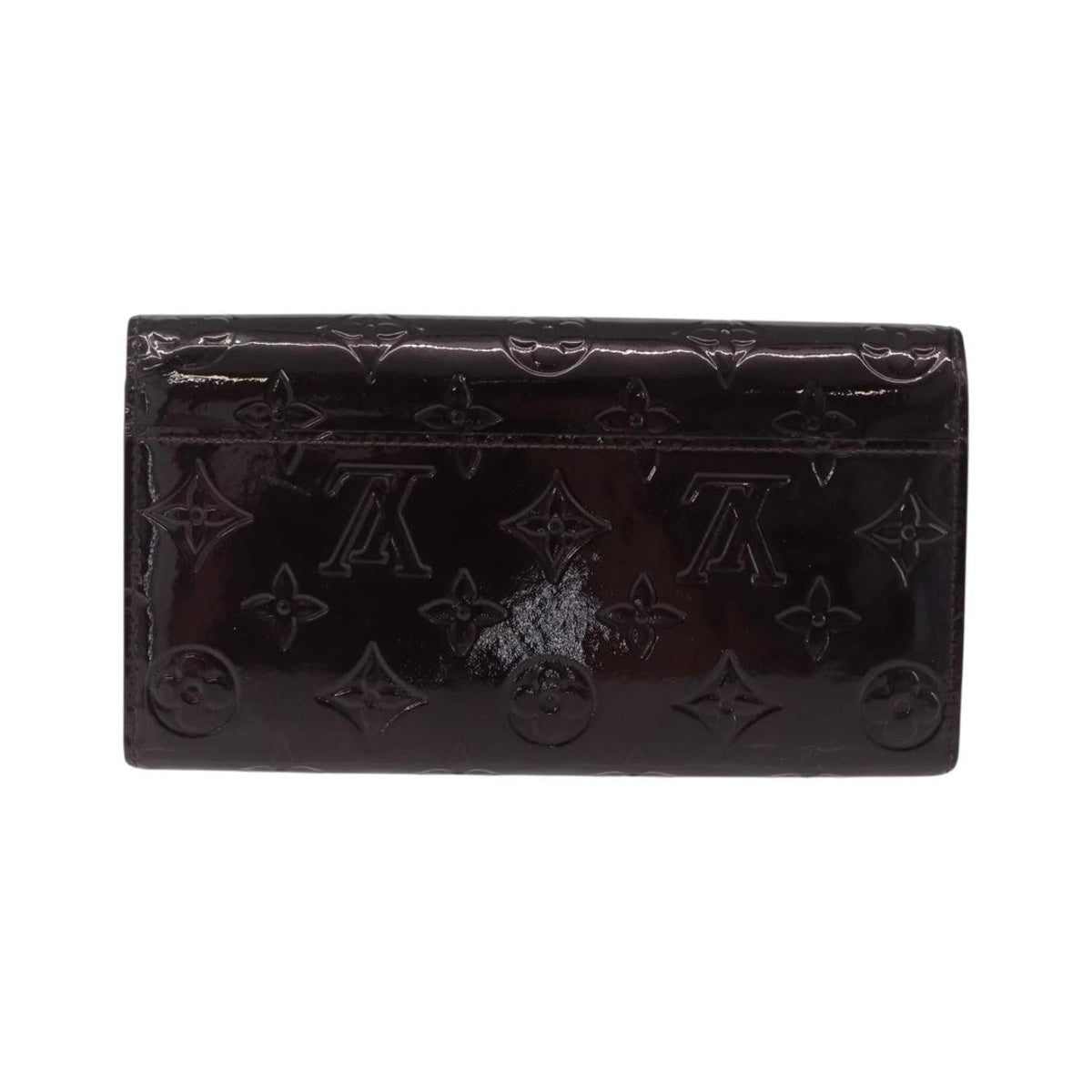 Louis Vuitton Sarah Wallet NM Monogram Vernis, Burgundy, Patent Leather, Wallet