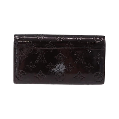 Louis Vuitton Sarah Wallet NM Monogram Vernis, Burgundy, Patent Leather, Wallet