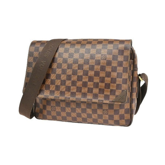 Louis Vuitton Shelton Messenger Damier Ebene, Brown, Canvas, Shoulder Bag