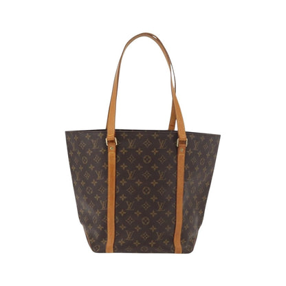 Louis Vuitton Shopping Sac Monogram Canvas, Brown, Canvas, Handbag