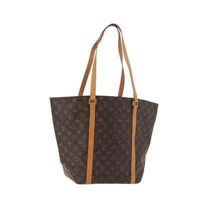 Louis Vuitton Shopping Sac Monogram Canvas, Brown, Canvas, Handbag