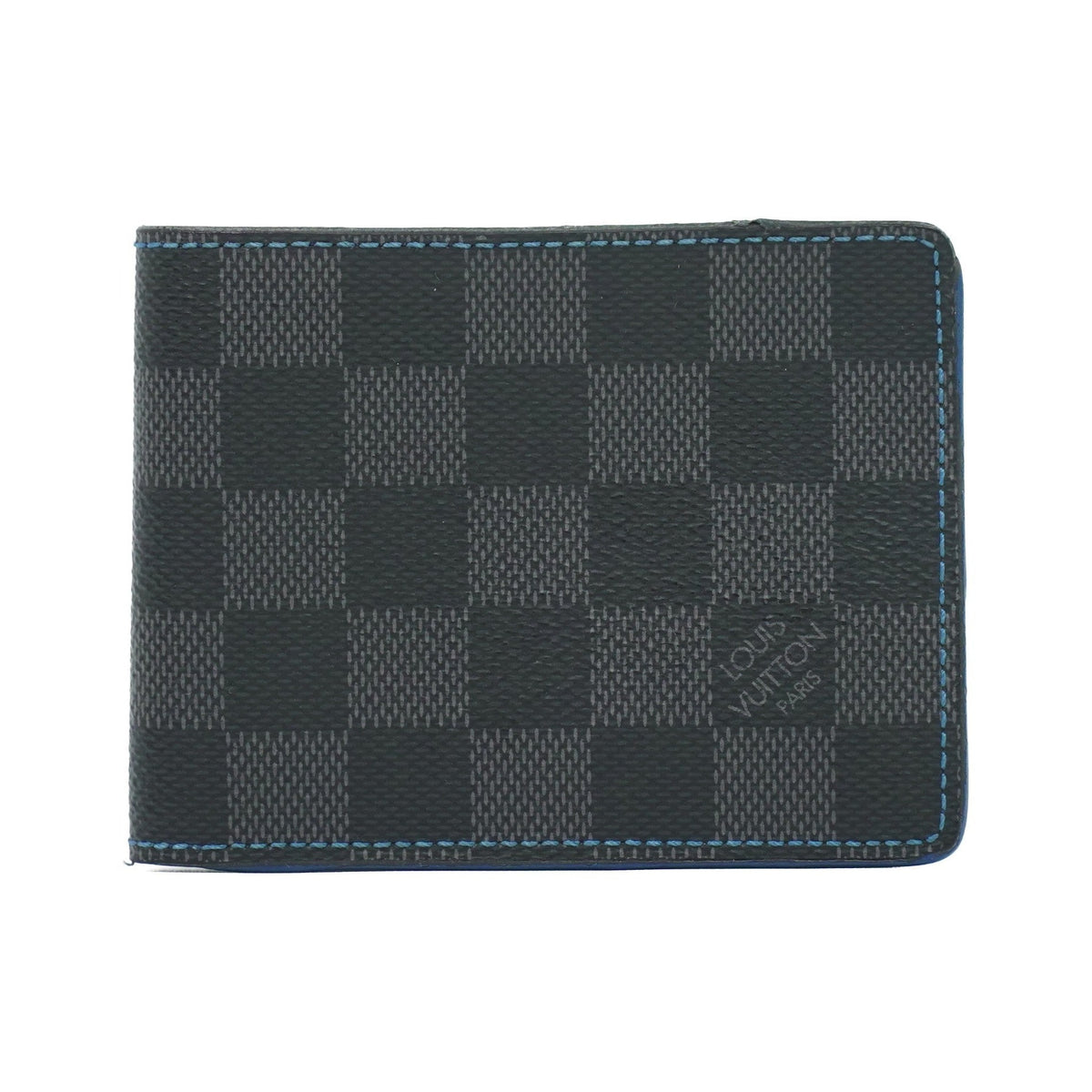 Louis Vuitton Slender Damier Graphite, Black, Canvas, Wallet