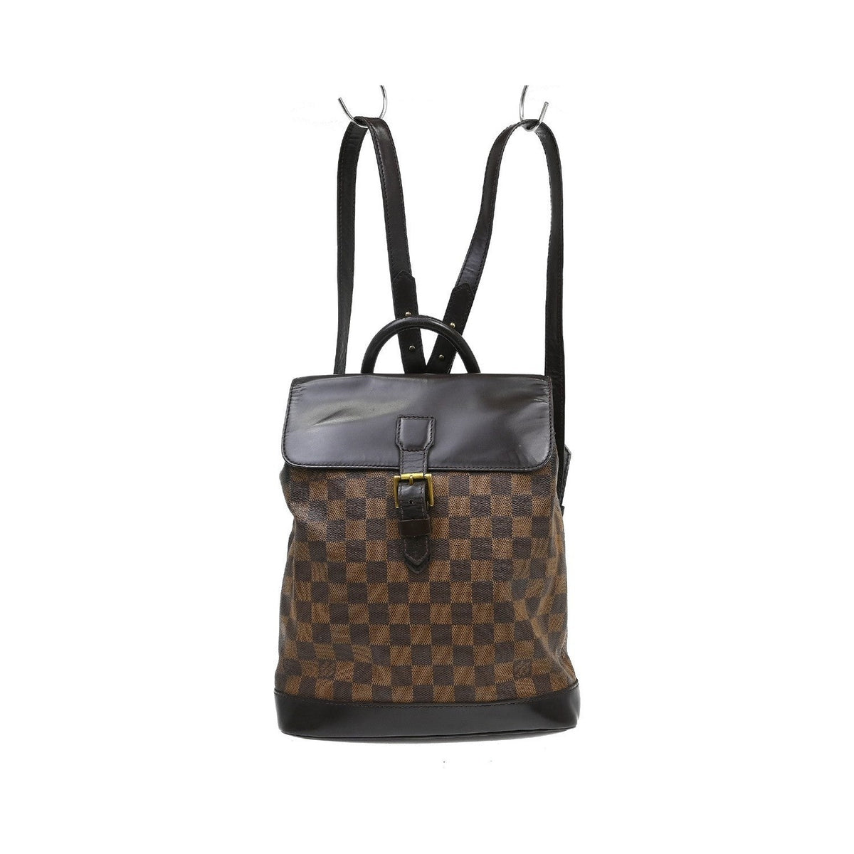 Louis Vuitton Soho Damier, Brown, Canvas, Backpack