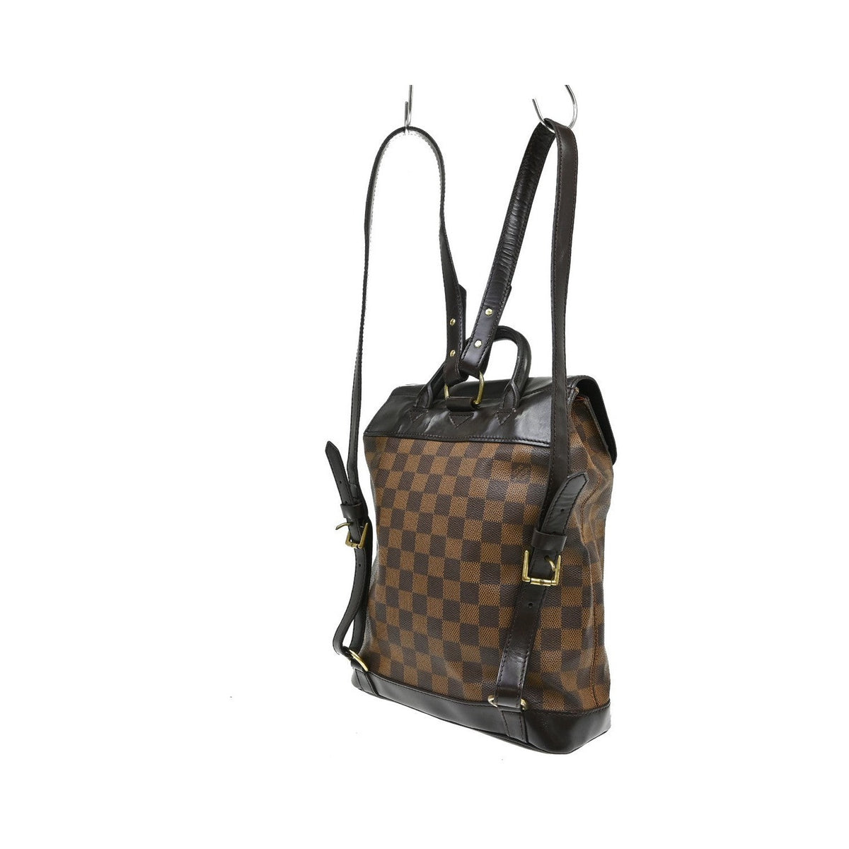 Louis Vuitton Soho Damier, Brown, Canvas, Backpack