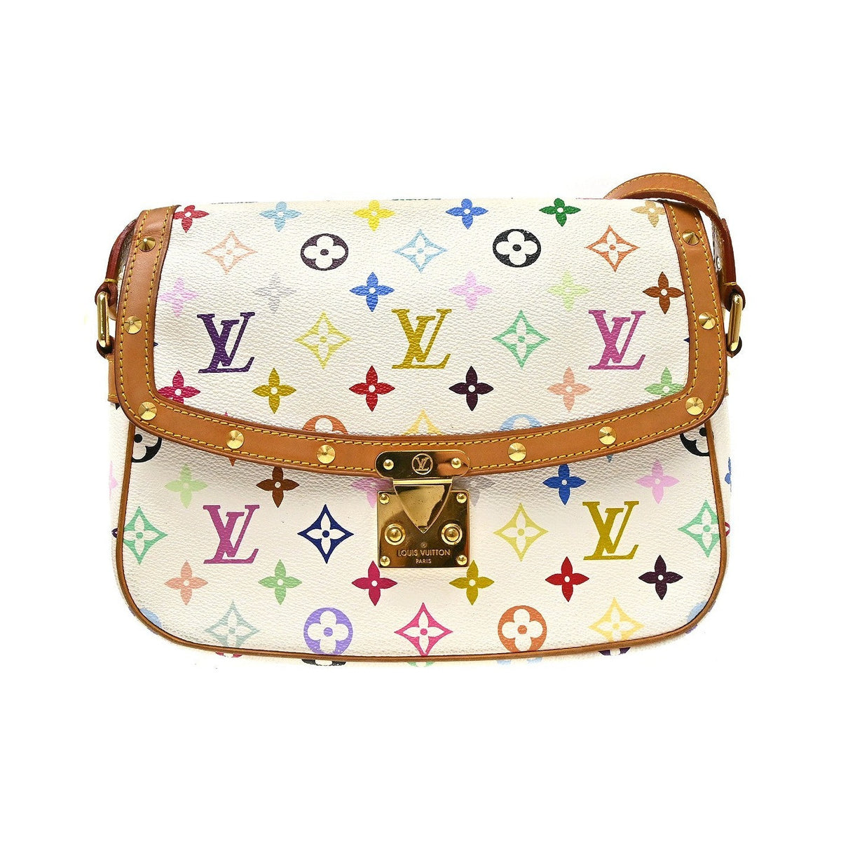 Louis Vuitton Sologne Monogram Multicolor, Multicolour, Canvas, Shoulder Bag