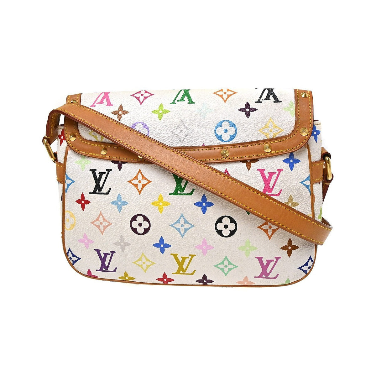 Louis Vuitton Sologne Monogram Multicolor, Multicolour, Canvas, Shoulder Bag
