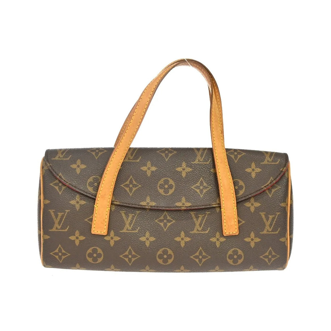 Louis Vuitton Sonatine Monogram Canvas, Brown, Canvas, Handbag