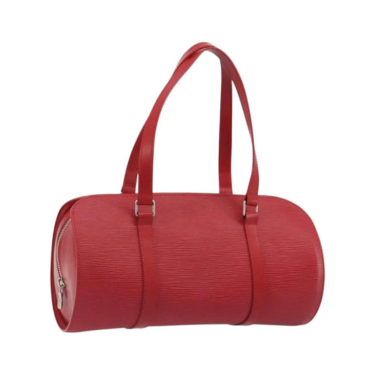Louis Vuitton Soufflot Epi Leather, Red, Leather, Handbag