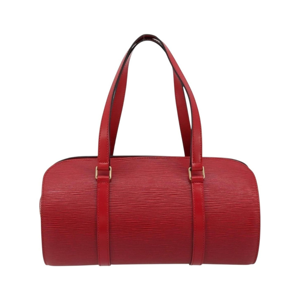 Louis Vuitton Soufflot Epi Leather, Red, Leather, Tote Bag