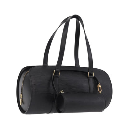 Louis Vuitton Soufflot Epi Leather, Black, Leather, Tote Bag