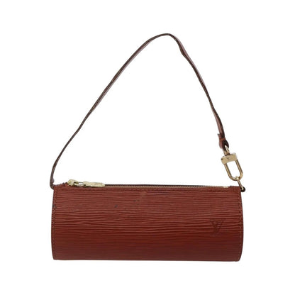 Louis Vuitton Soufflot Pochette Epi Leather, Brown, Leather, Clutch