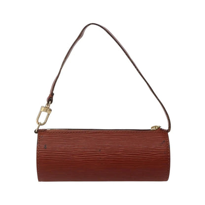 Louis Vuitton Soufflot Pochette Epi Leather, Brown, Leather, Clutch