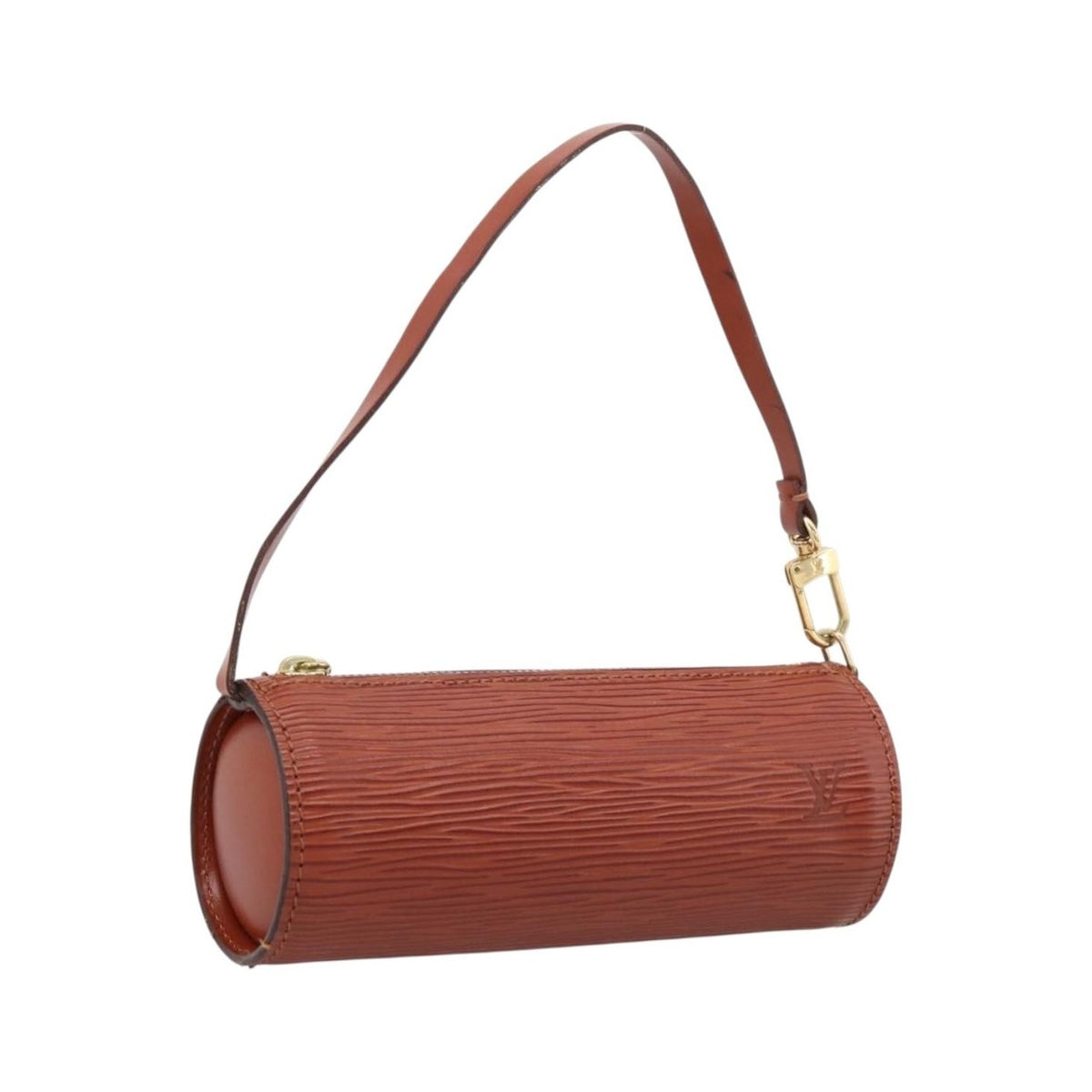 Louis Vuitton Soufflot Pochette Epi Leather, Brown, Leather, Clutch